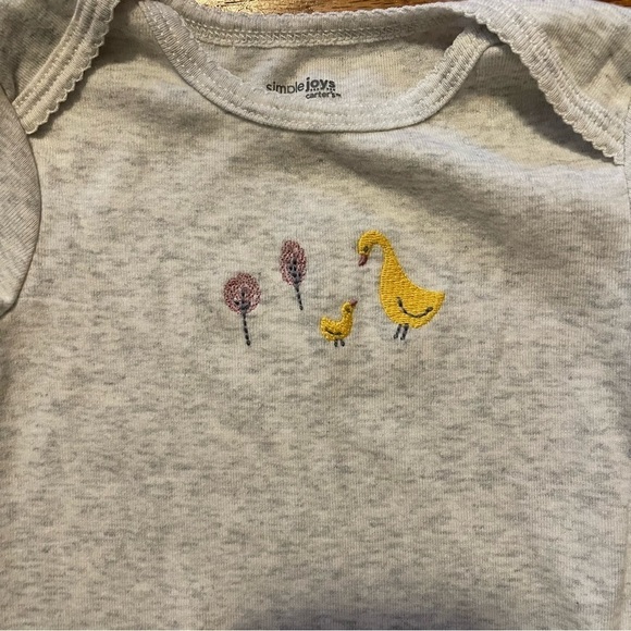 4-Piece Fall Floral Maroon Outfit Bundle | 18 mo - Picture 8 of 10